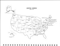 United States Map, Clay County 1986